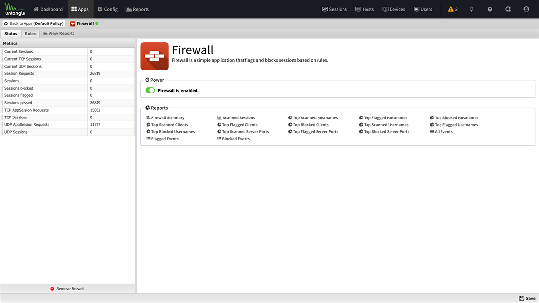 how to install untangle firewall